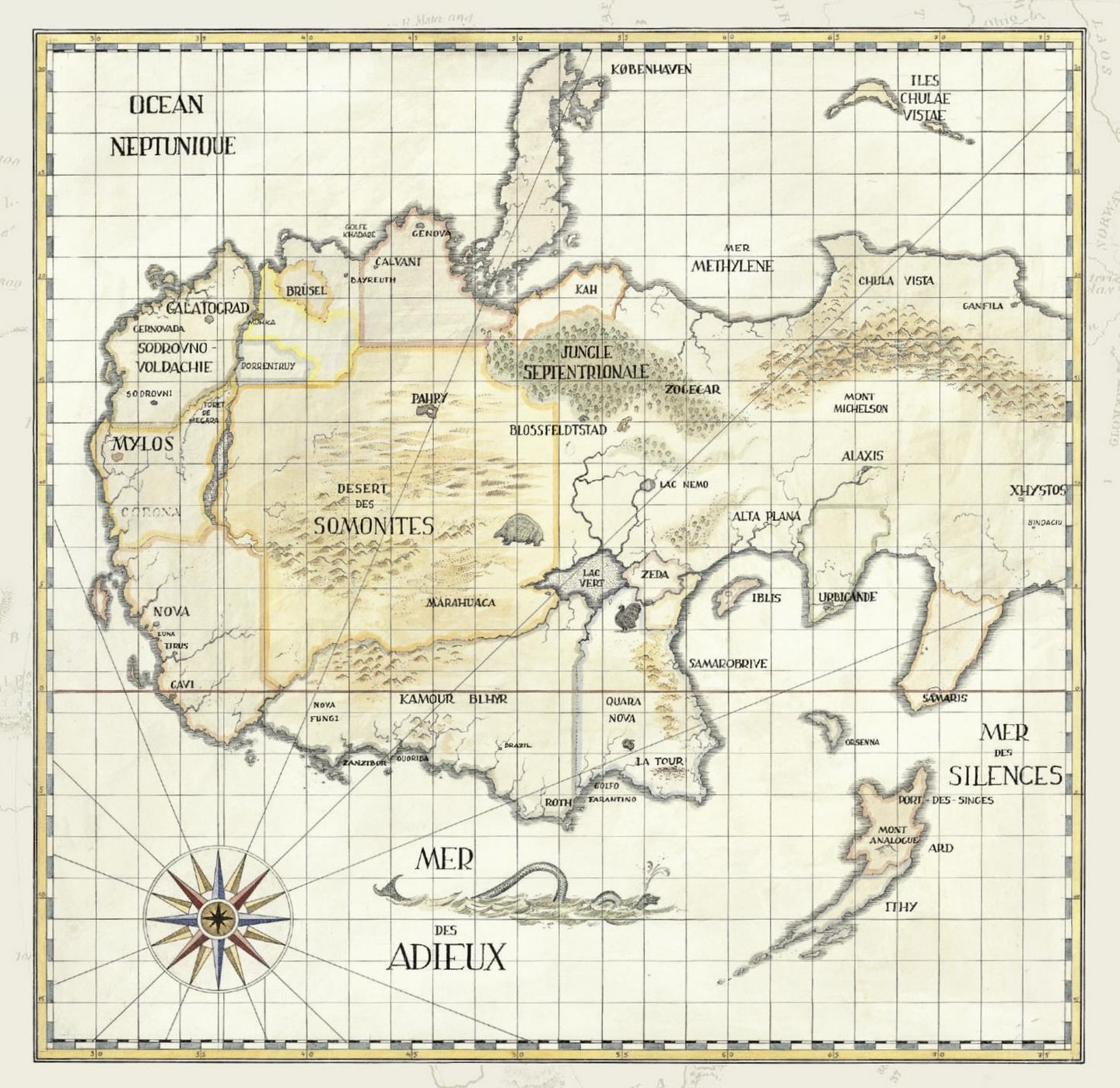 Carte des Cités Obscures